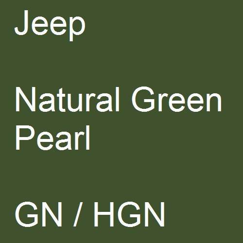 Jeep, Natural Green Pearl, GN / HGN.